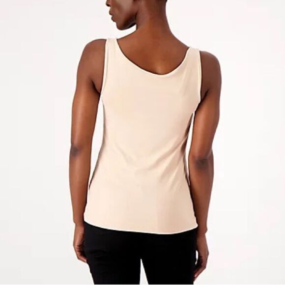 Susan Graver Modern Essentials First Skin Jersey Tank Top - Picture 2 of 5
